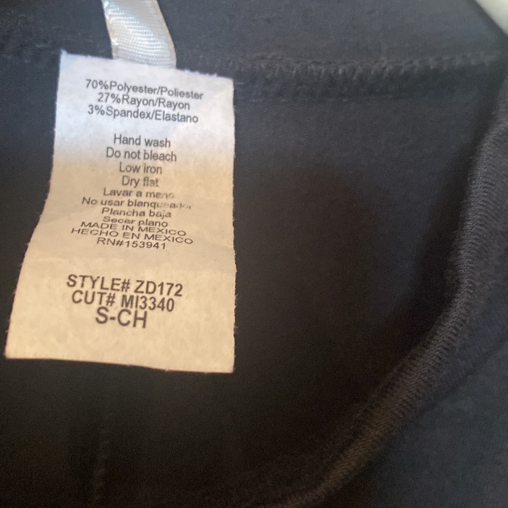 42 Pops Sz S Black mock turtleneck maxi dress NWOT - Picture 3 of 5